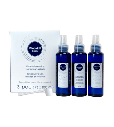 Linn Pharma Minoxidil 2% Haarserum 3-Pack (3x100 ml) Linn Pharma Minoxidil 2% Haarserum 3-Pack (3x100 ml)