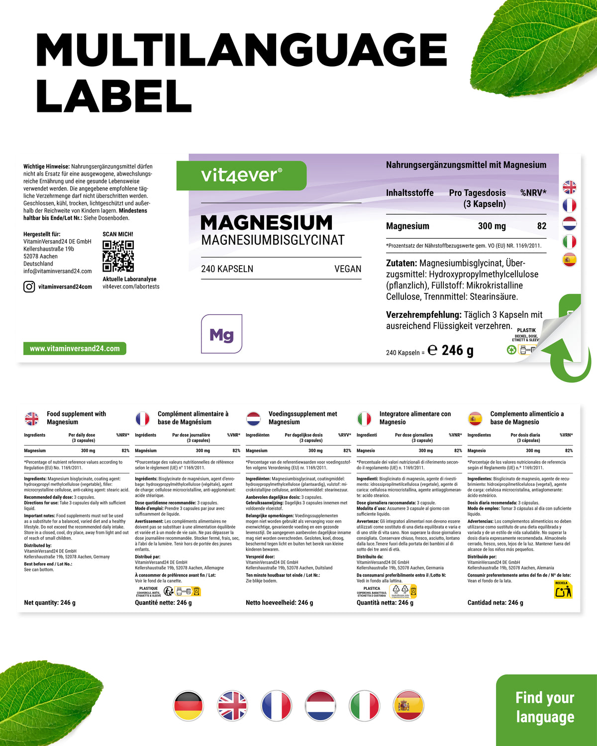Pure Magnesium Bisglycinate
