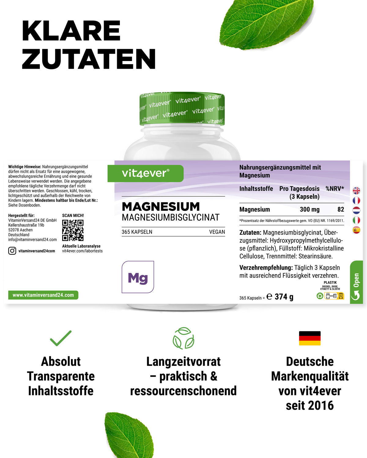 Pure Magnesium Bisglycinate
