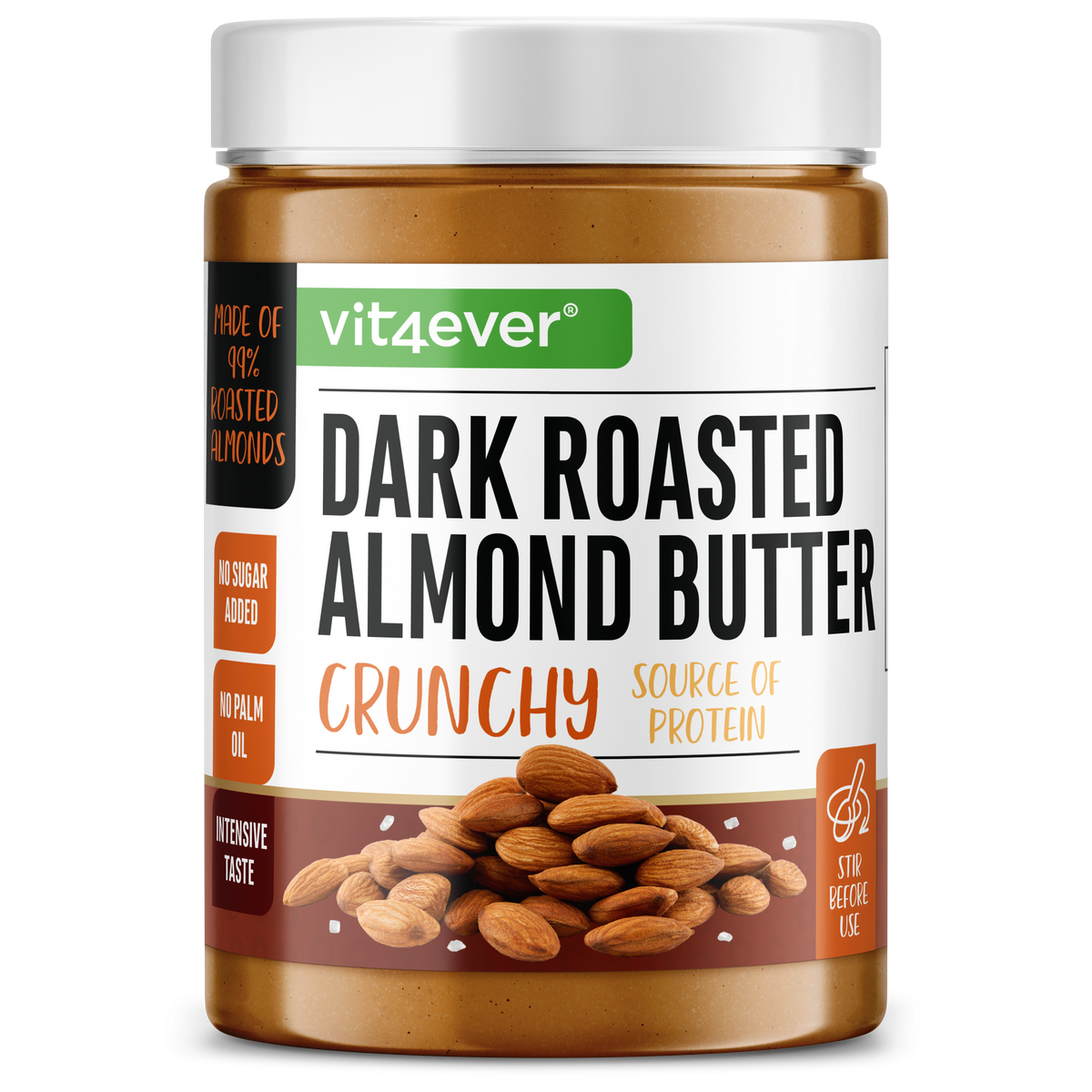 100% Mandelmus (Dark Roasted Crunchy)1000 g