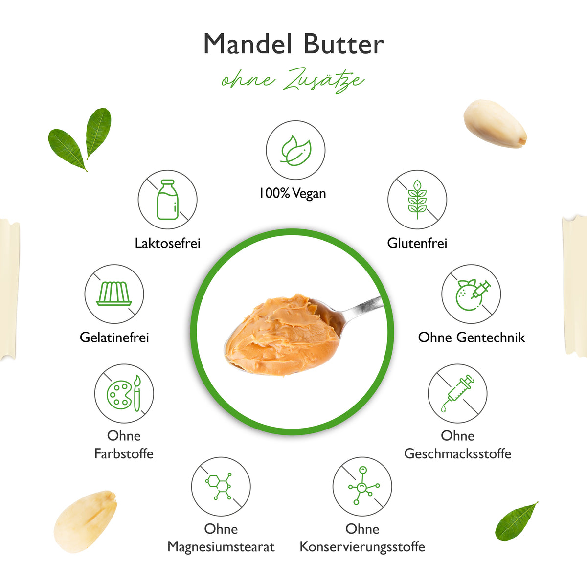 100 % Purée d'amande blanche - 1000 g