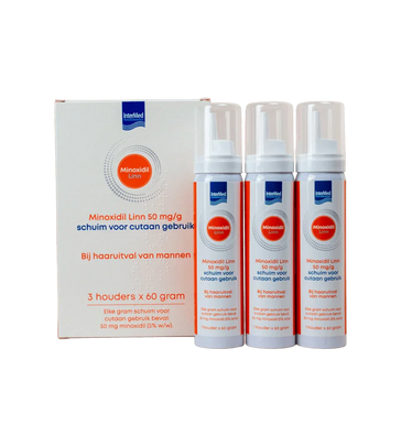 Linn Pharma Minoxidil 5% Schaum 3-Pack (3x60 gr)