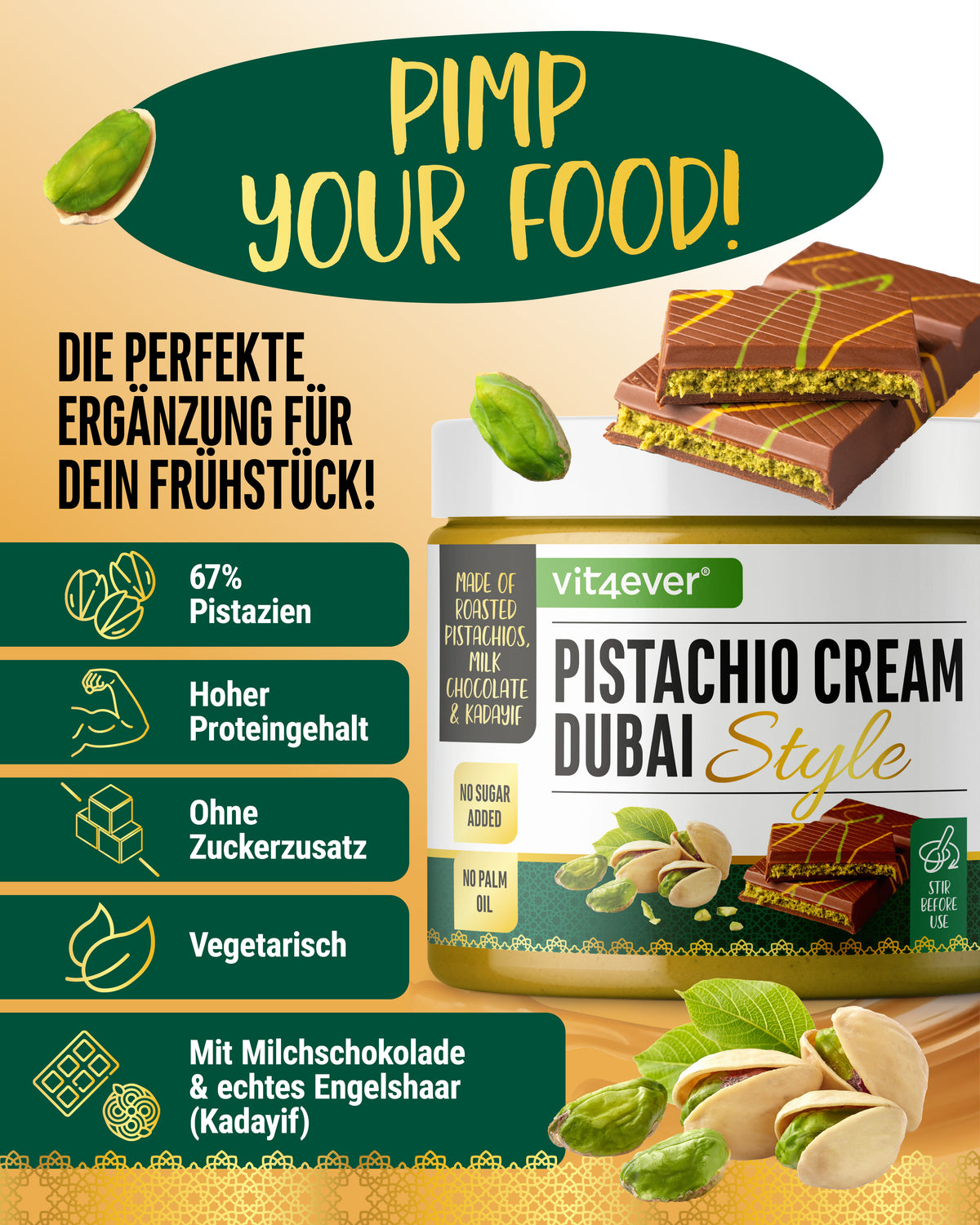 Pistachios - Cream - Pistachio