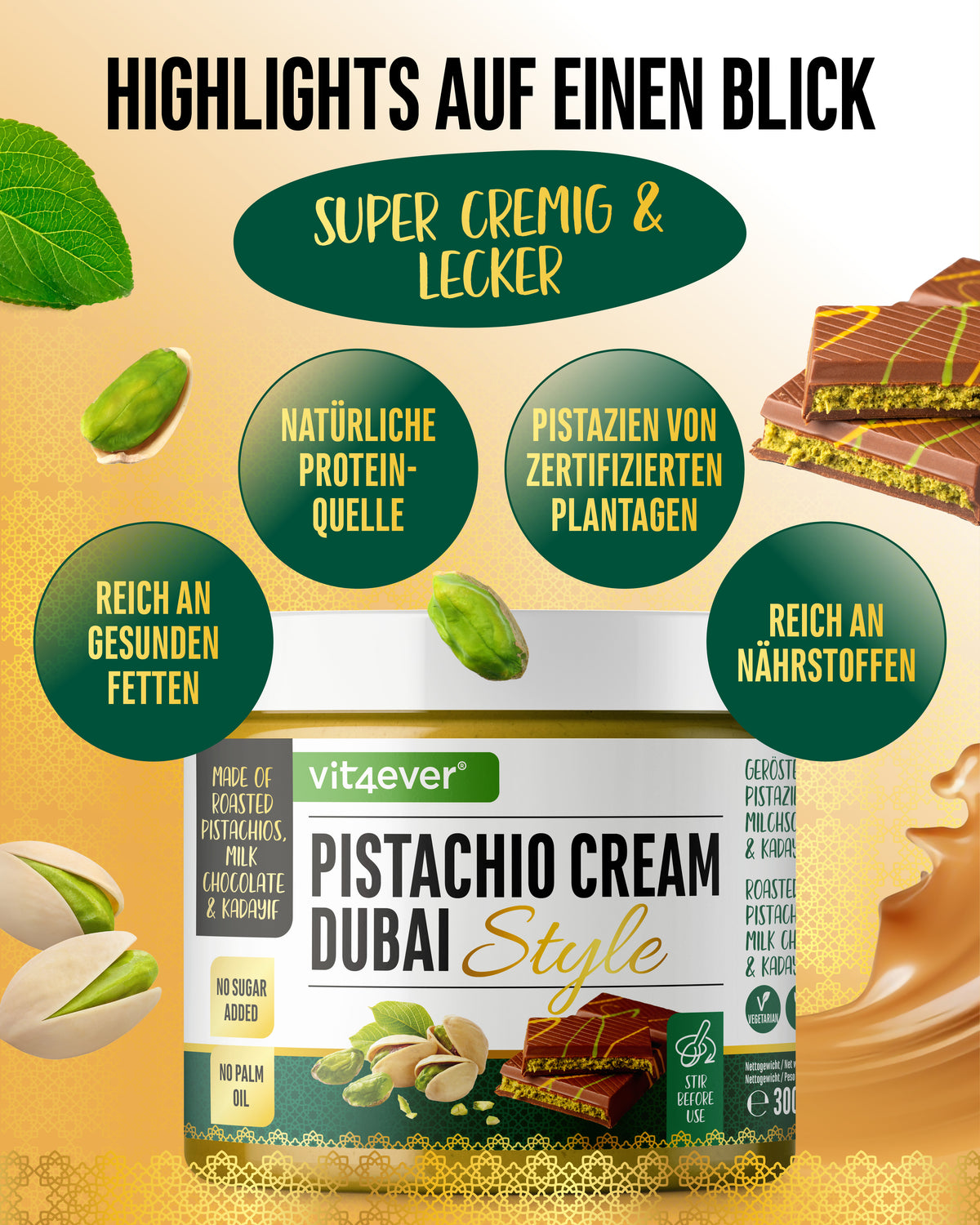 Pistachios - Cream - Pistachio