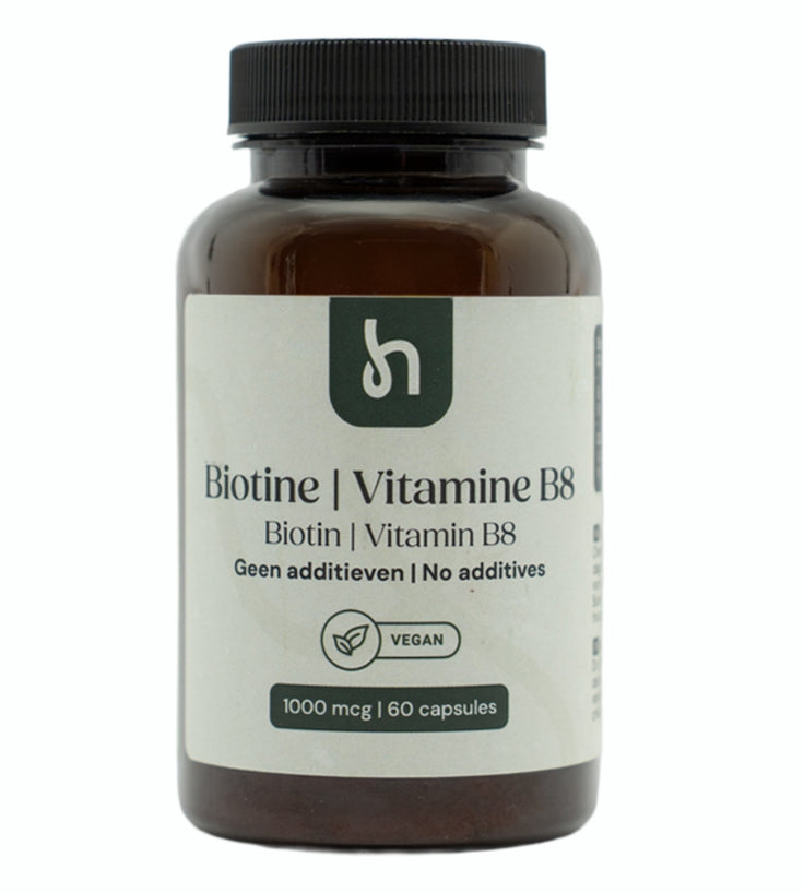 Geschenk: Hairgivers Biotin Supplement 1000 mcg | 60 Kapseln (Vitamin B7)