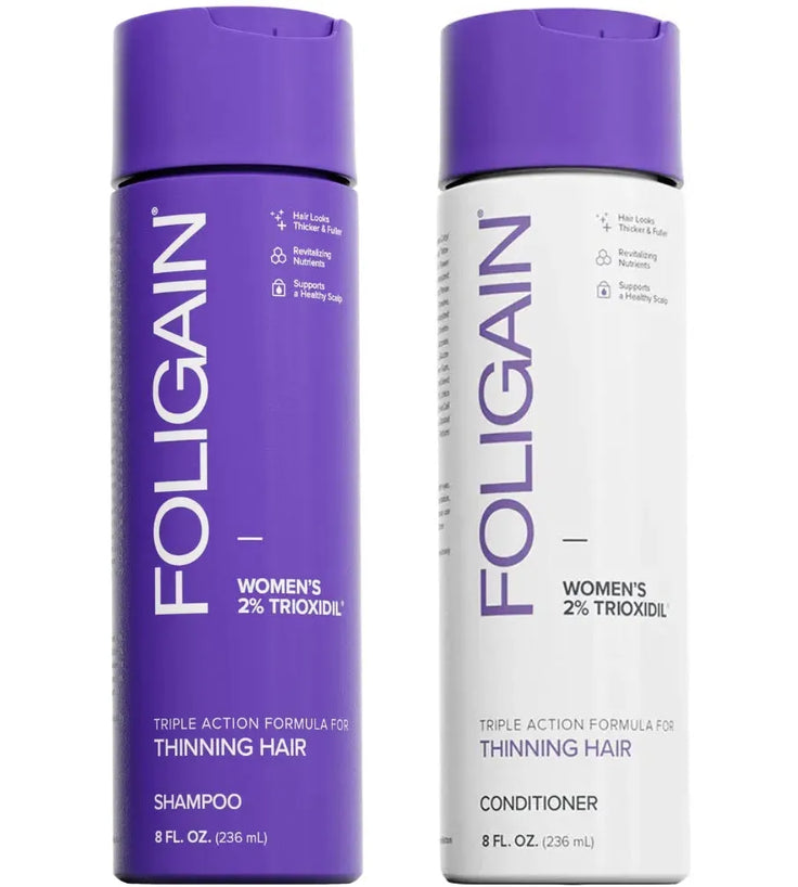 Foligain Shampoo + Conditioner für Frauen (236 ml) Kombi-Packung - Hairgivers