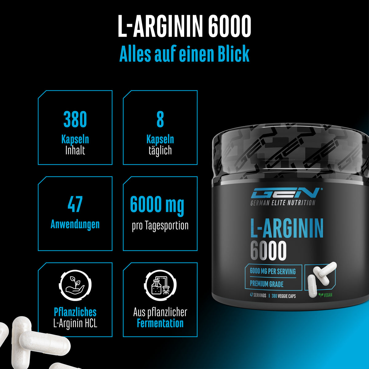 L-Arginin HCL Kapseln