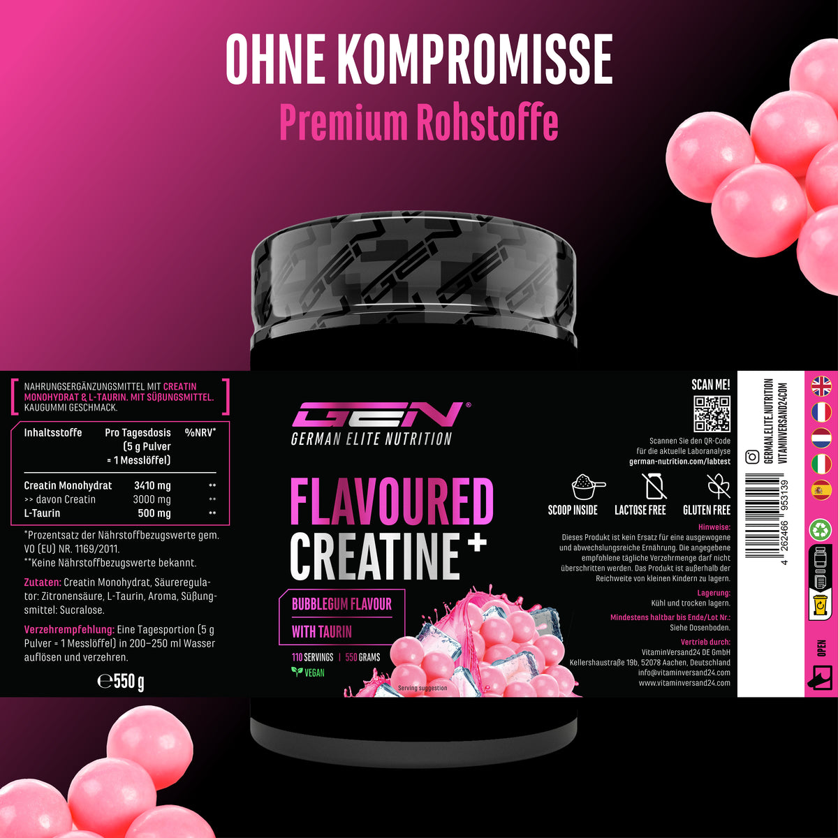 Creatin Plus mit Geschmack
