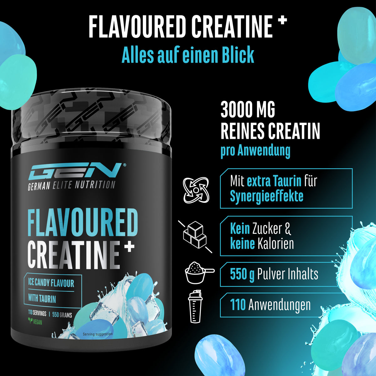 Creatin Plus mit Geschmack