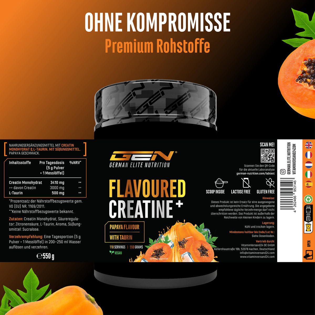 Creatin Plus mit Geschmack