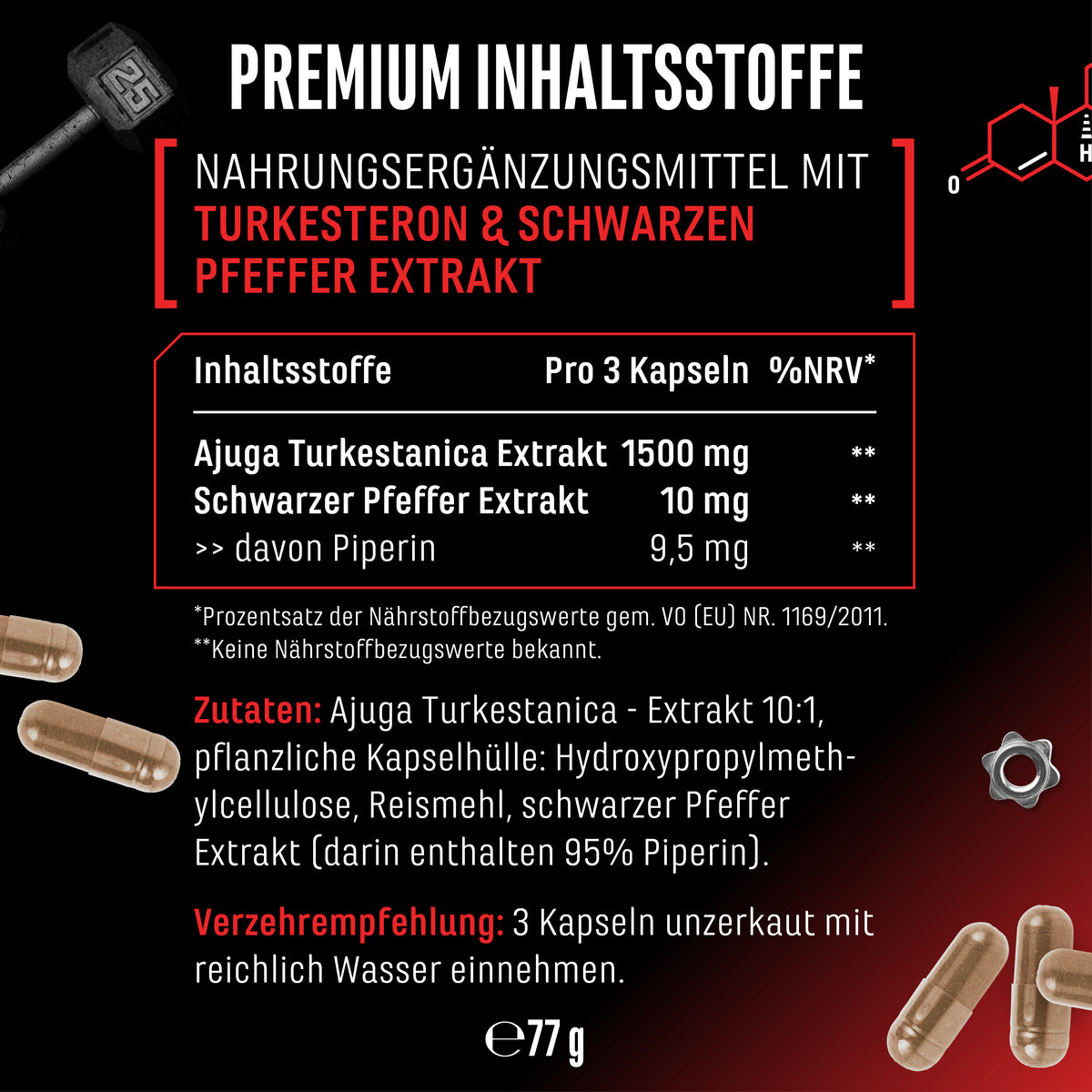Turkesterone Max, 120 Capsules