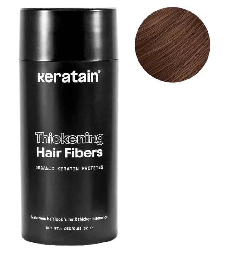 Keratain Streuhaar - Mittlelbraun (25 gr) - Hairgivers
