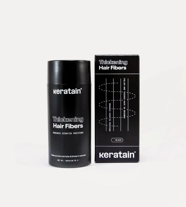 Keratain Streuhaar - Schwarz (25 gr) - Hairgivers