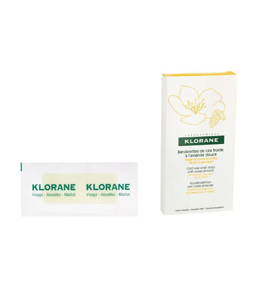 Klorane Kaltwachsstreifen Haarentfernung - Gesicht und empfindliche Bereiche - Hairgivers