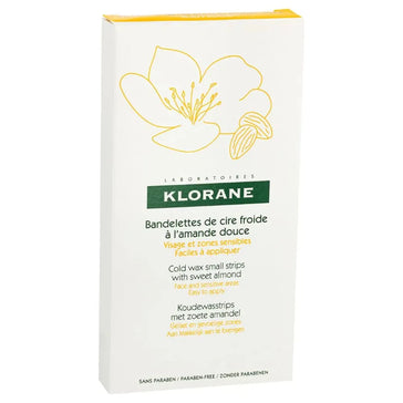 Klorane Kaltwachsstreifen Haarentfernung - Gesicht und empfindliche Bereiche - Hairgivers