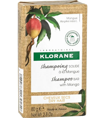 Klorane Shampoo Bar Mango - trockenes Haar (80 gr) Klorane Shampoo Bar Mango - trockenes Haar (80 gr) - Hairgivers