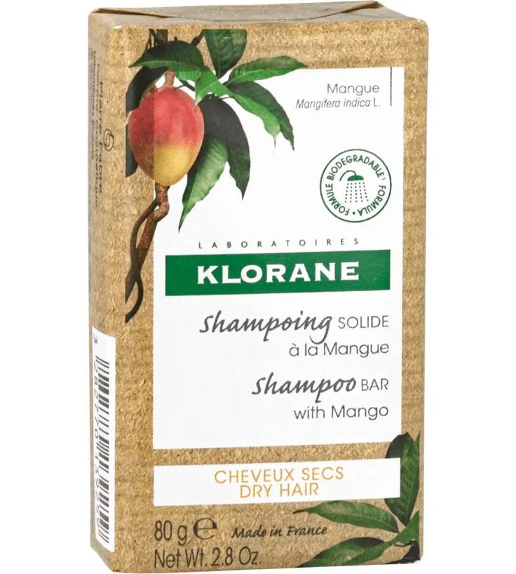 Klorane Shampoo Bar Mango - trockenes Haar (80 gr) - Hairgivers