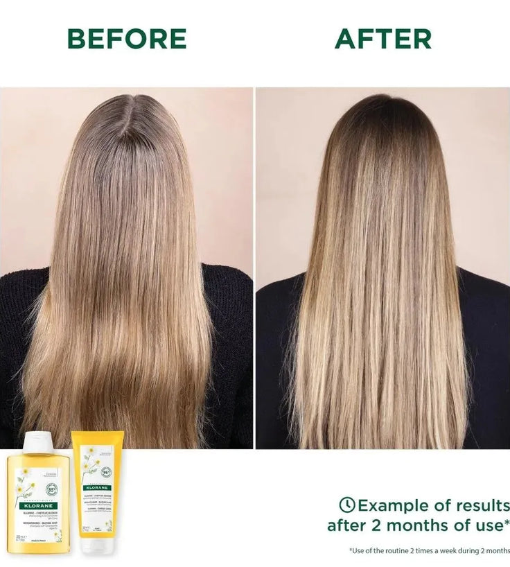 Klorane Shampoo für blonde Strähnchen Kamille (400 ml) - Hairgivers