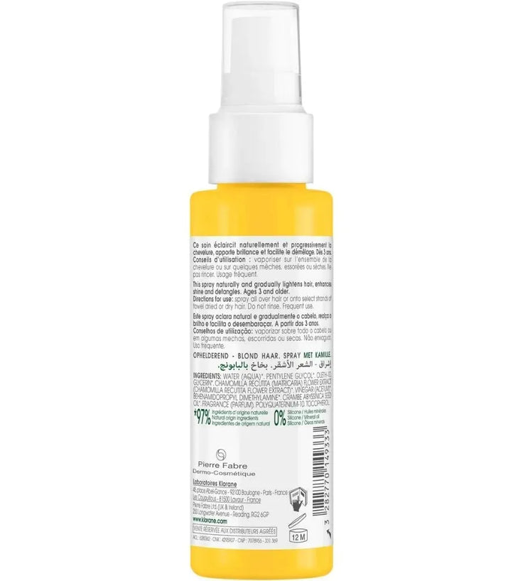 Klorane Spray für blonde Strähnchen Kamille (100 ml) - Hairgivers