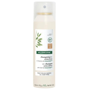 Klorane Trockenshampoo alle Haartypen Hafermilch - dunkles Haar (150 ml) - Hairgivers