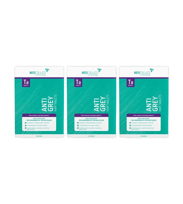 Neofollics Anti-Grau Haartabletten (3-Pack) Neofollics Anti-Grau Haartabletten (3-Pack) - Hairgivers