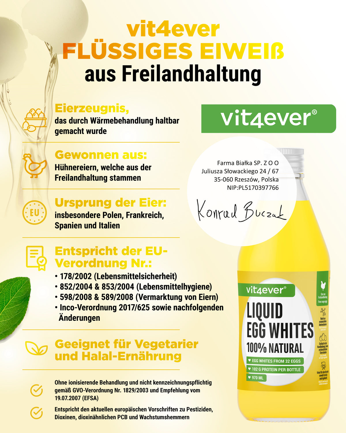 Blanc d'œuf liquide