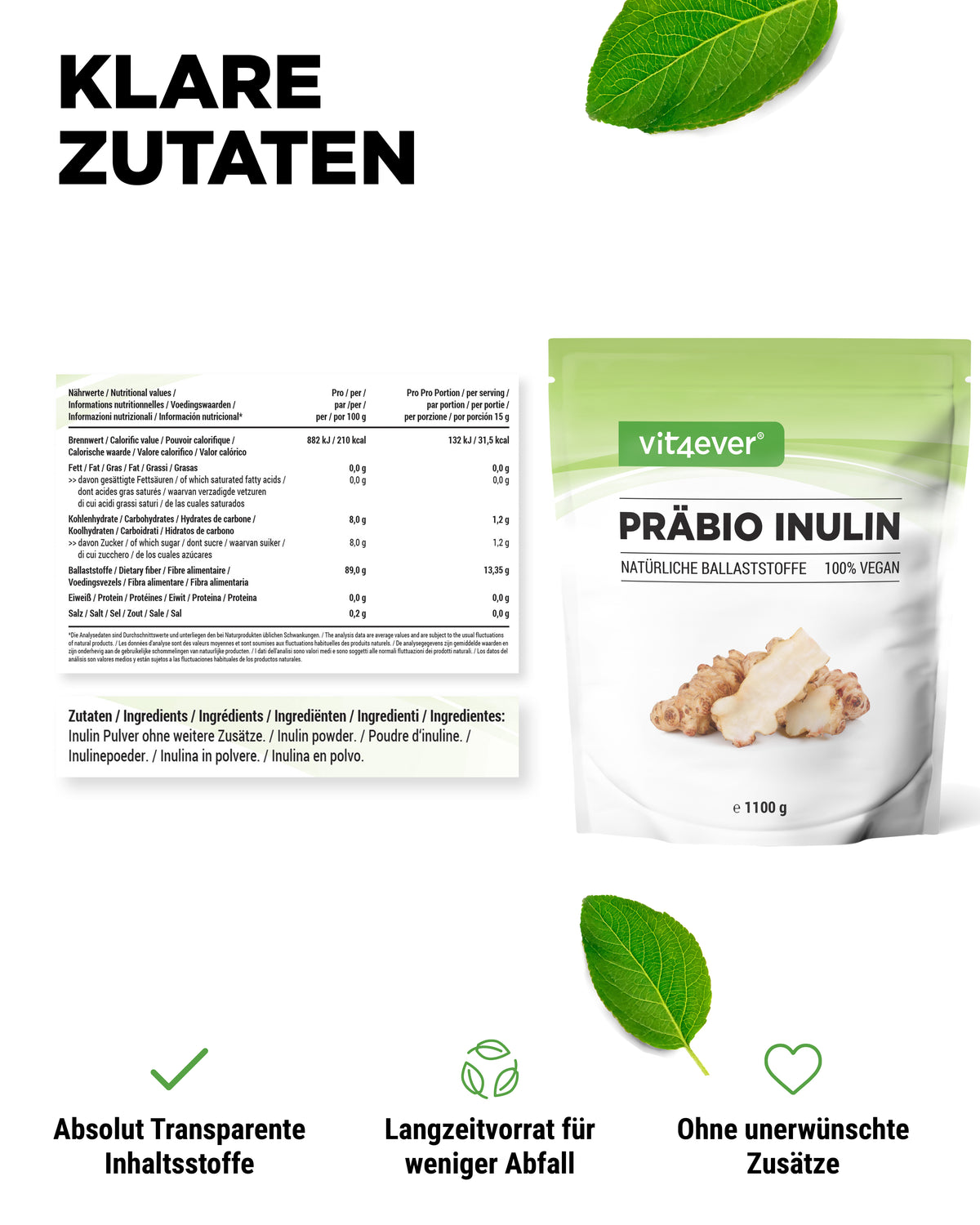 Präbio Inulin Pulver