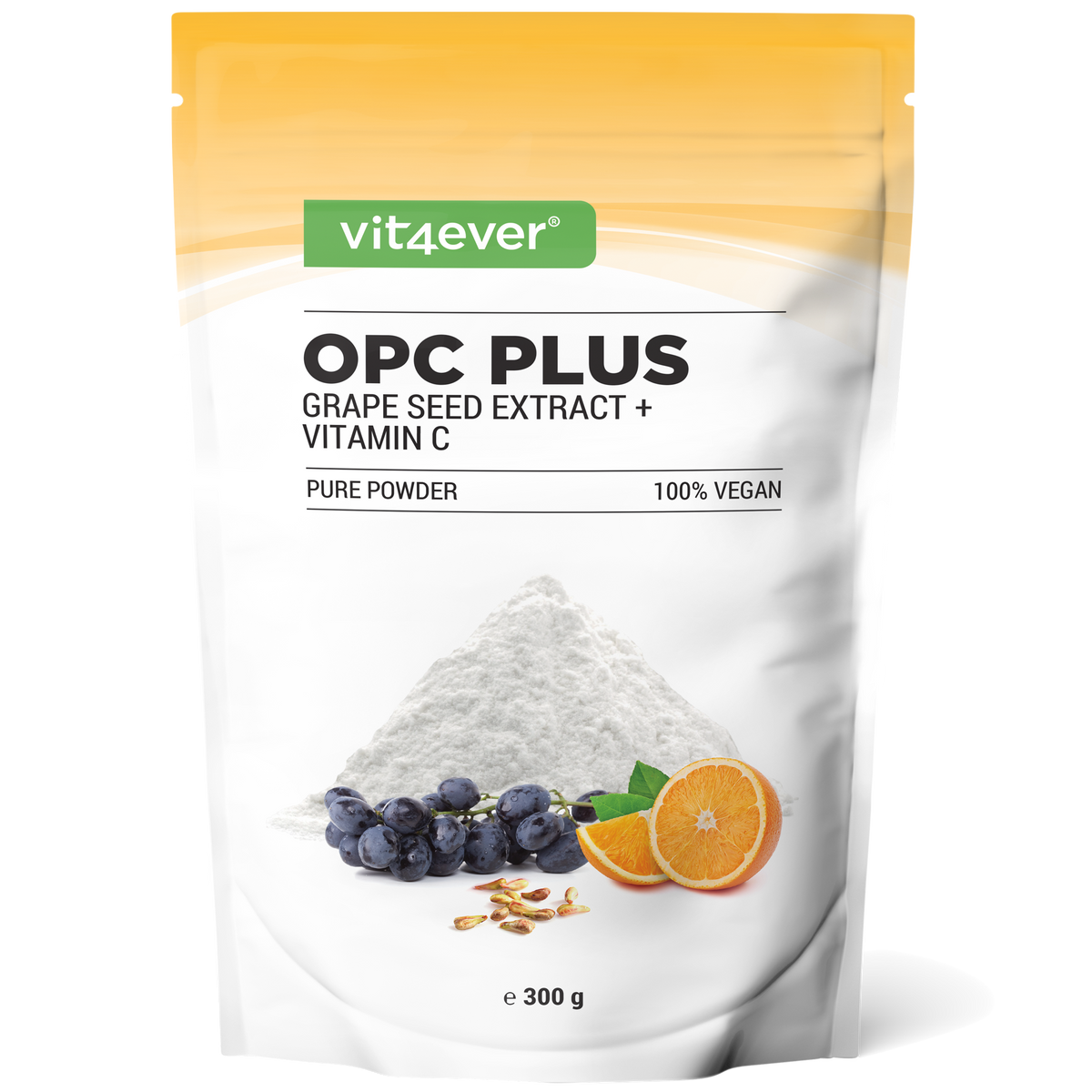 OPC estratto di semi d'uva + Vitamina C in polvere