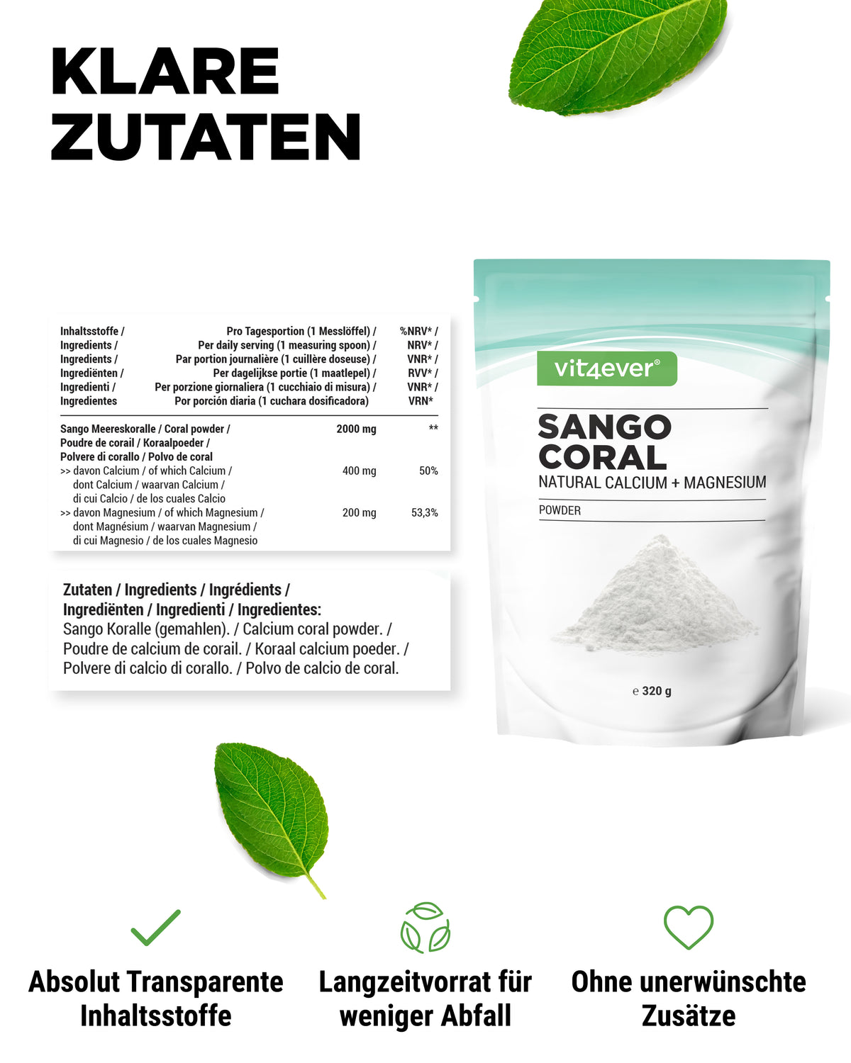 Sango Zeekoraal - Poeder