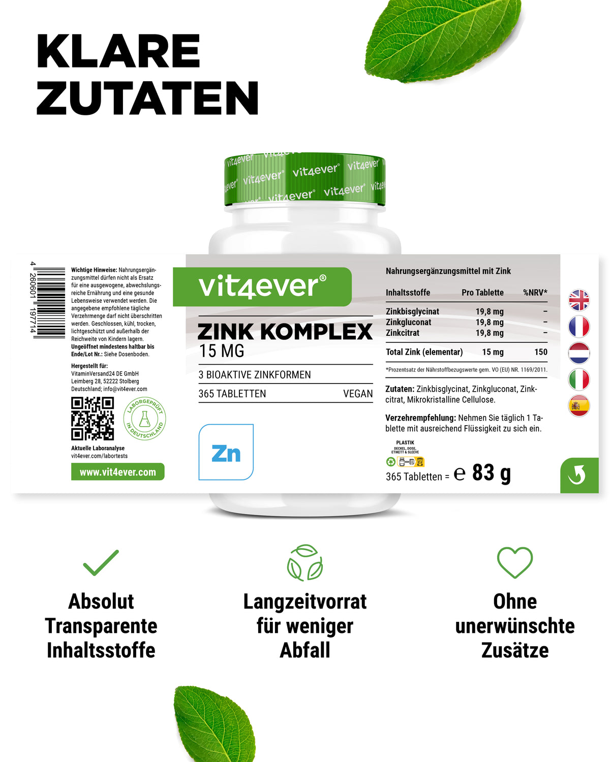 Complejo de zinc