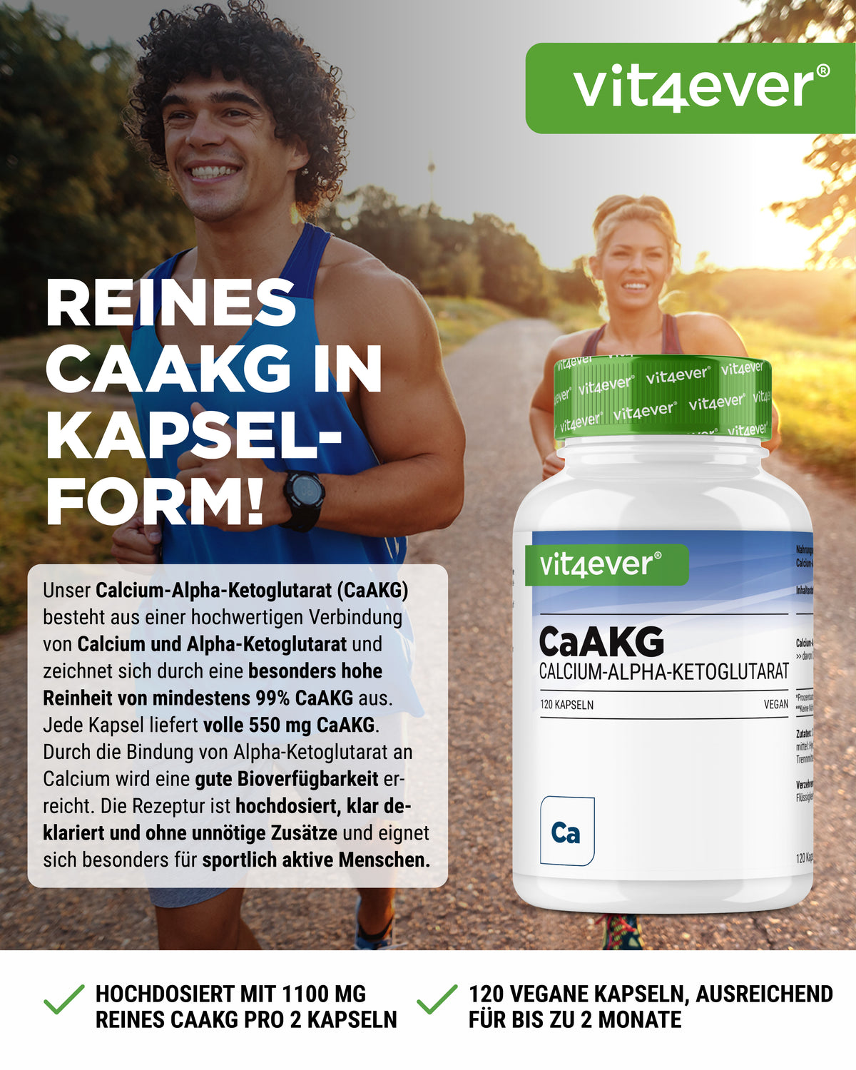 CaAKG - Alpha-cétoglutarate de calcium
