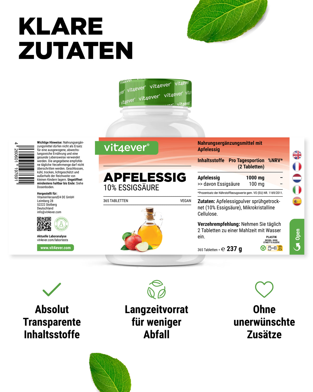 Vinagre de manzana