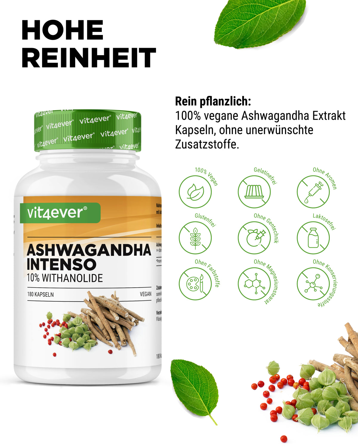 Extrait d'Ashwagandha 1500 mg