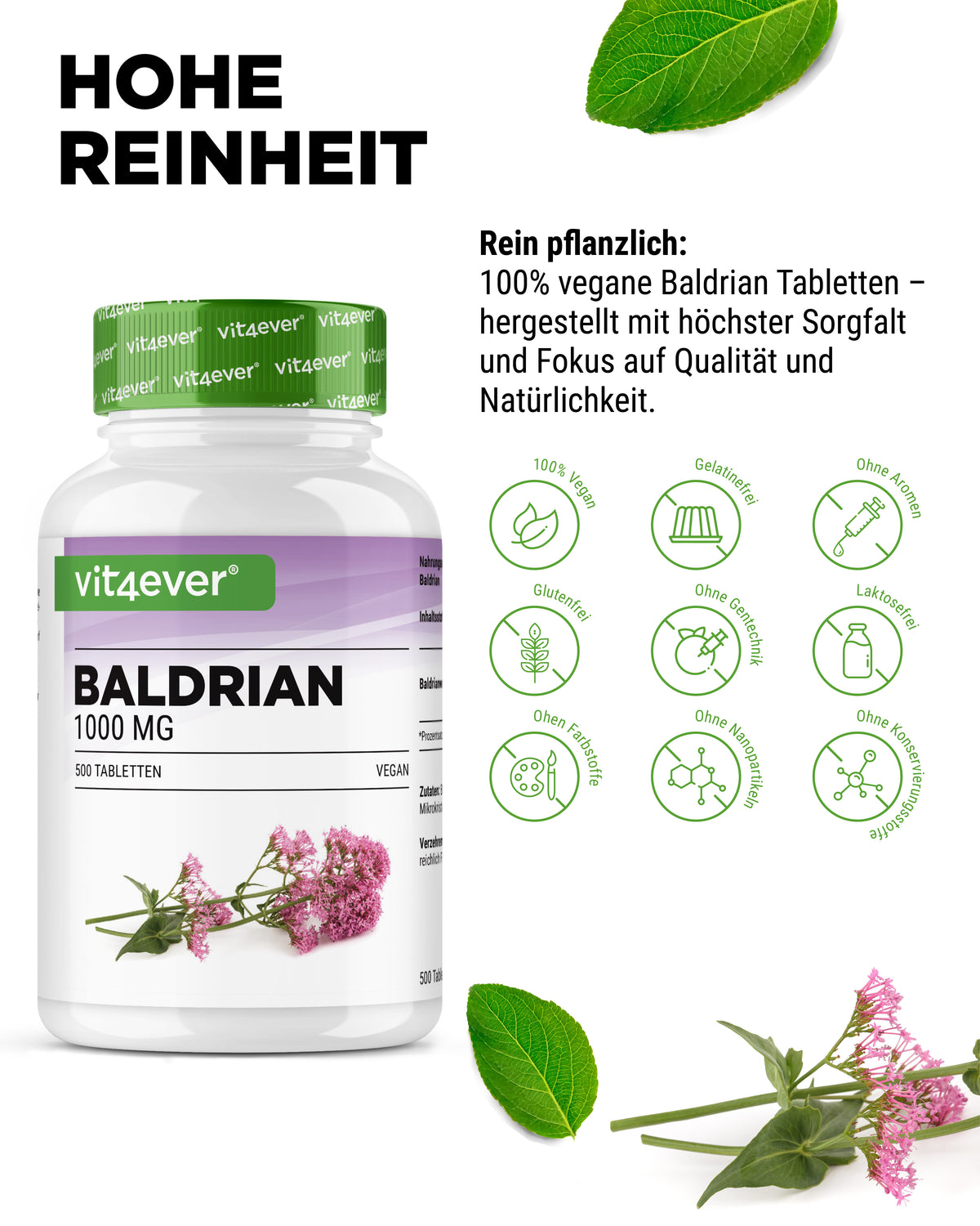 Baldrian - 500 mg