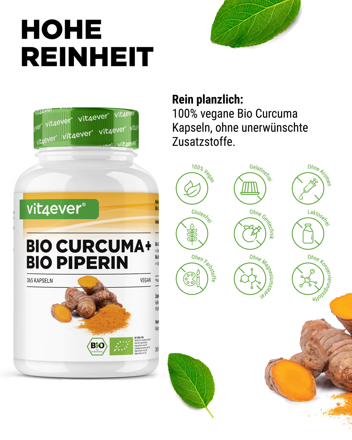 Organic Turmeric + Organic Piperine