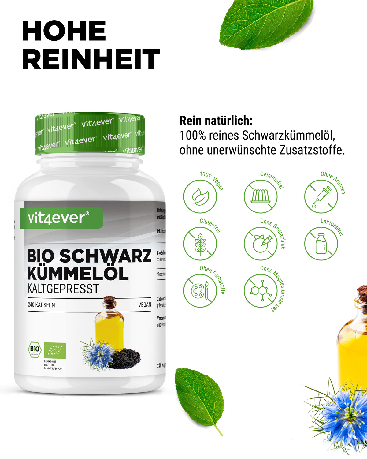 Bio Zwarte Komijnzaadolie