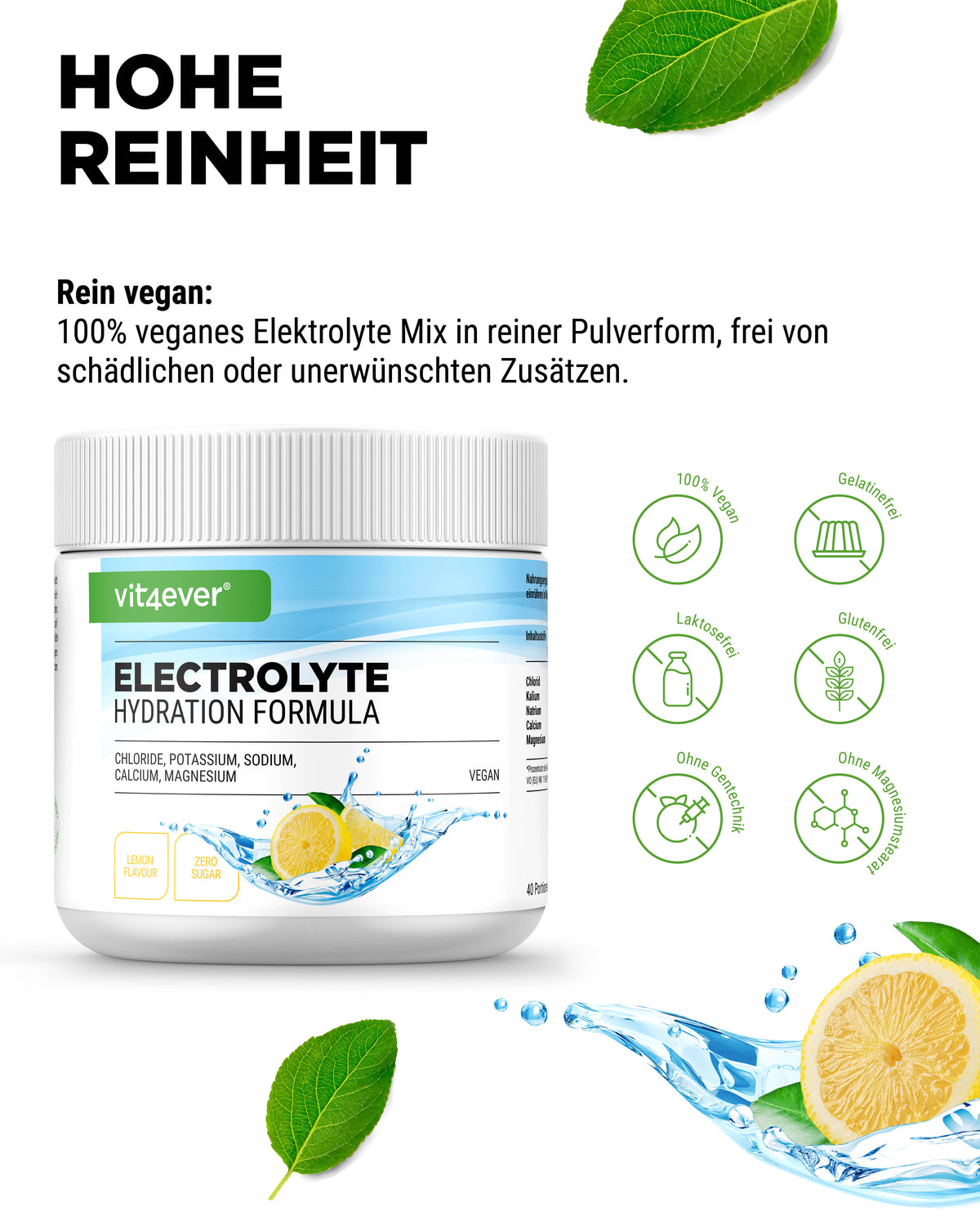 Electrolytes - Lemon, 200g