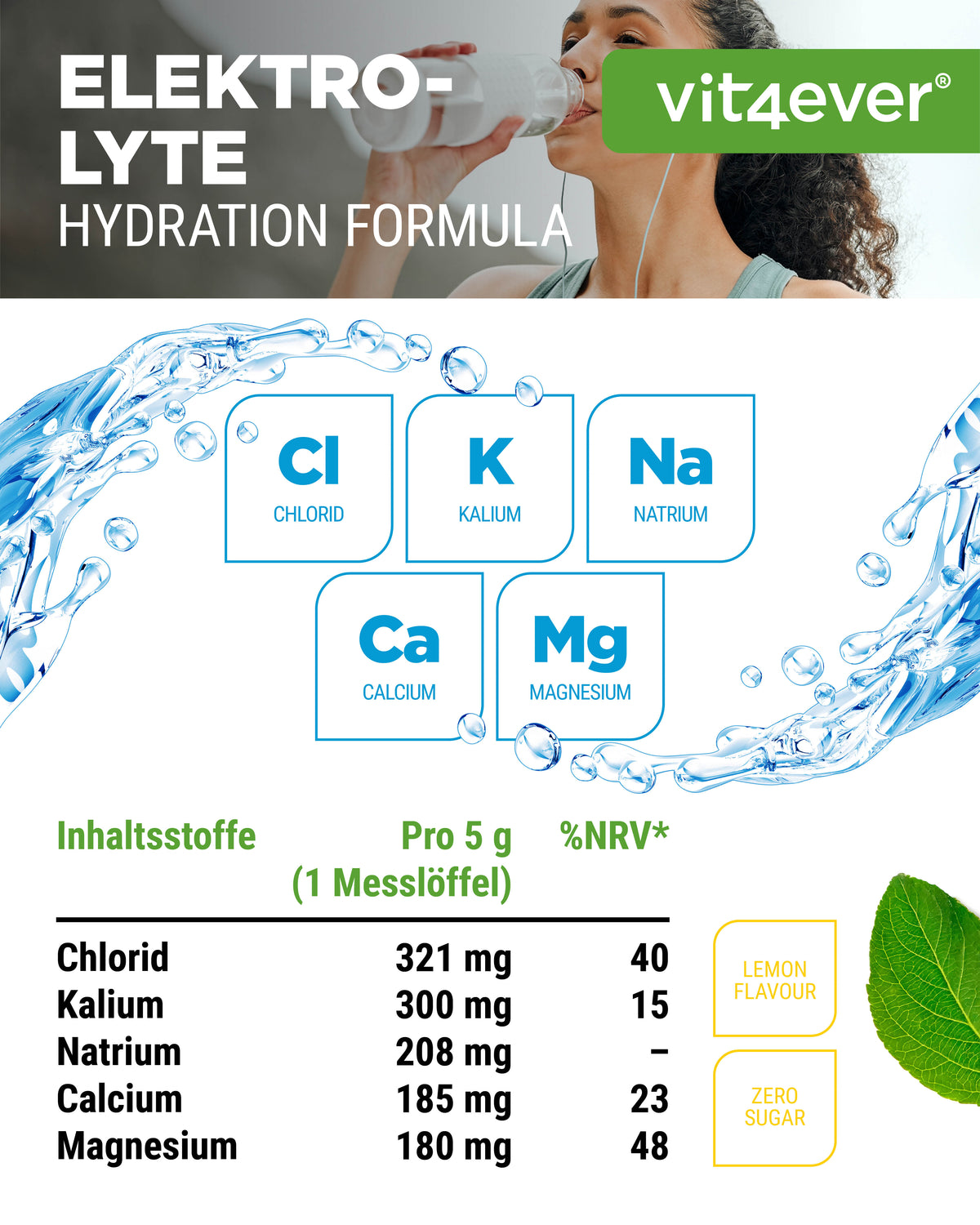Electrolytes - Lemon, 200g