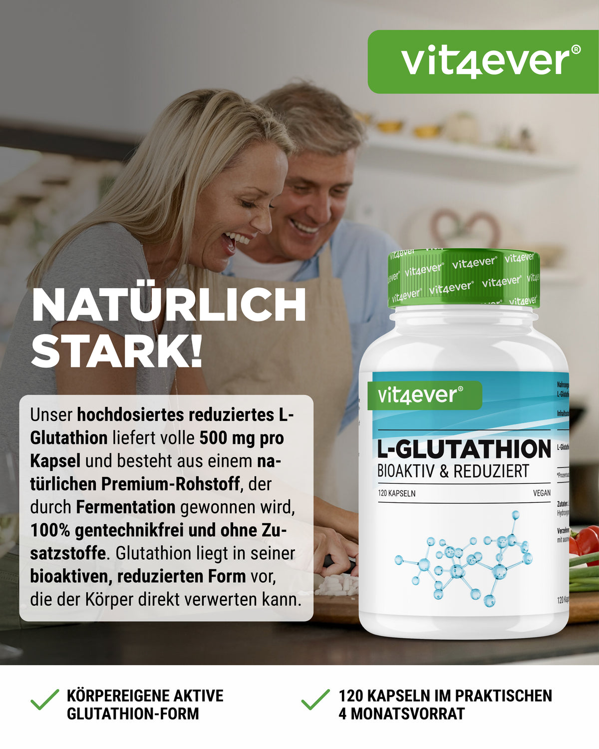 L-Glutathione - 500 mg