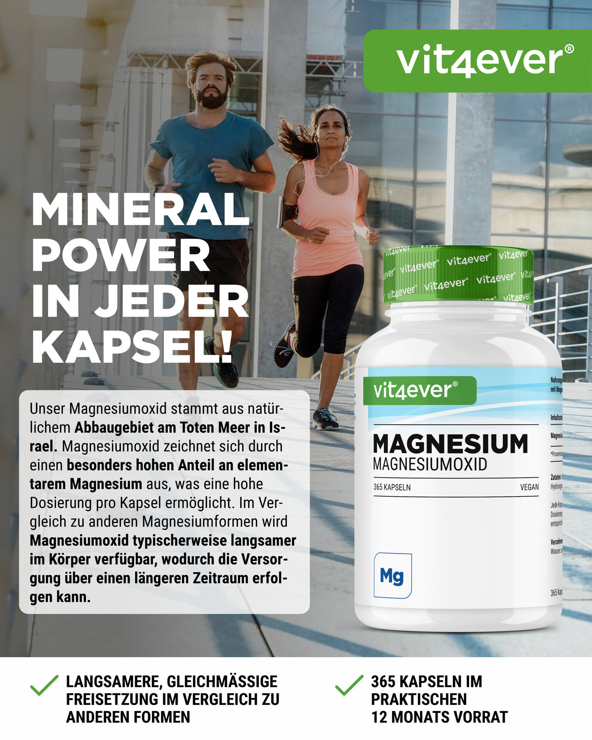Magnesiumoxid aus dem Toten Meer