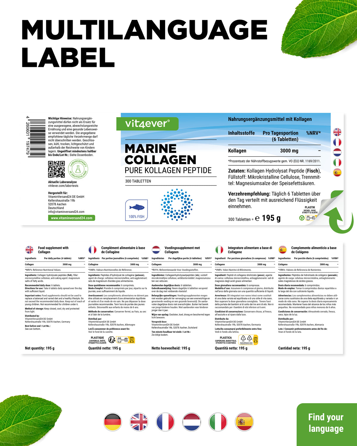 Collagene marino - Compresse