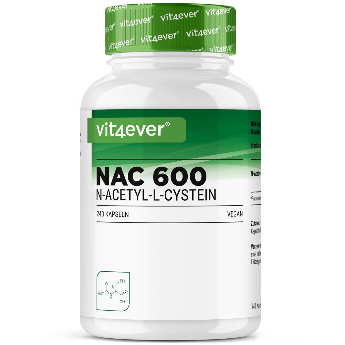 NAC - N-Acetyl L-Cystein - 600mg