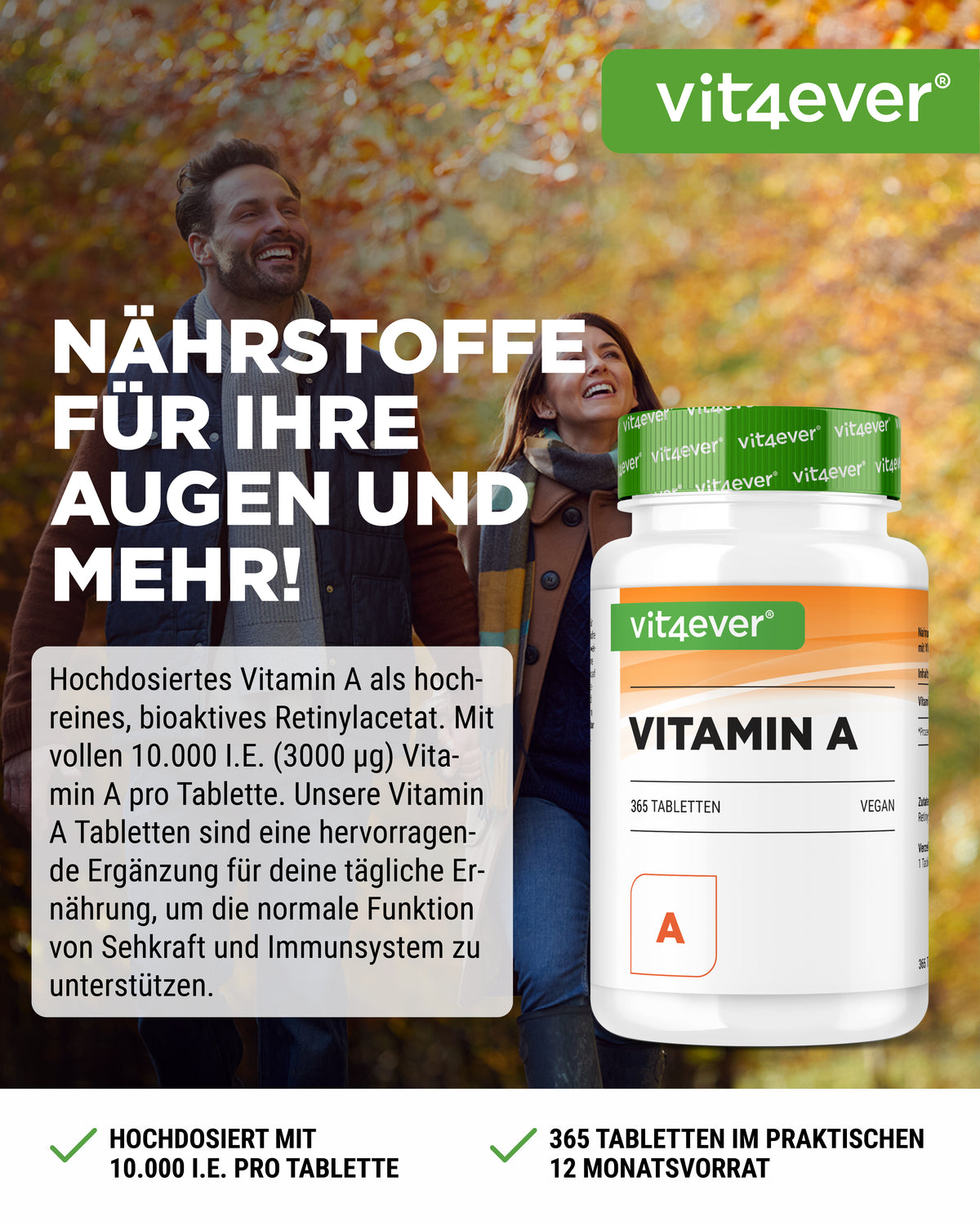 Vitamine A - 10.000 I.E