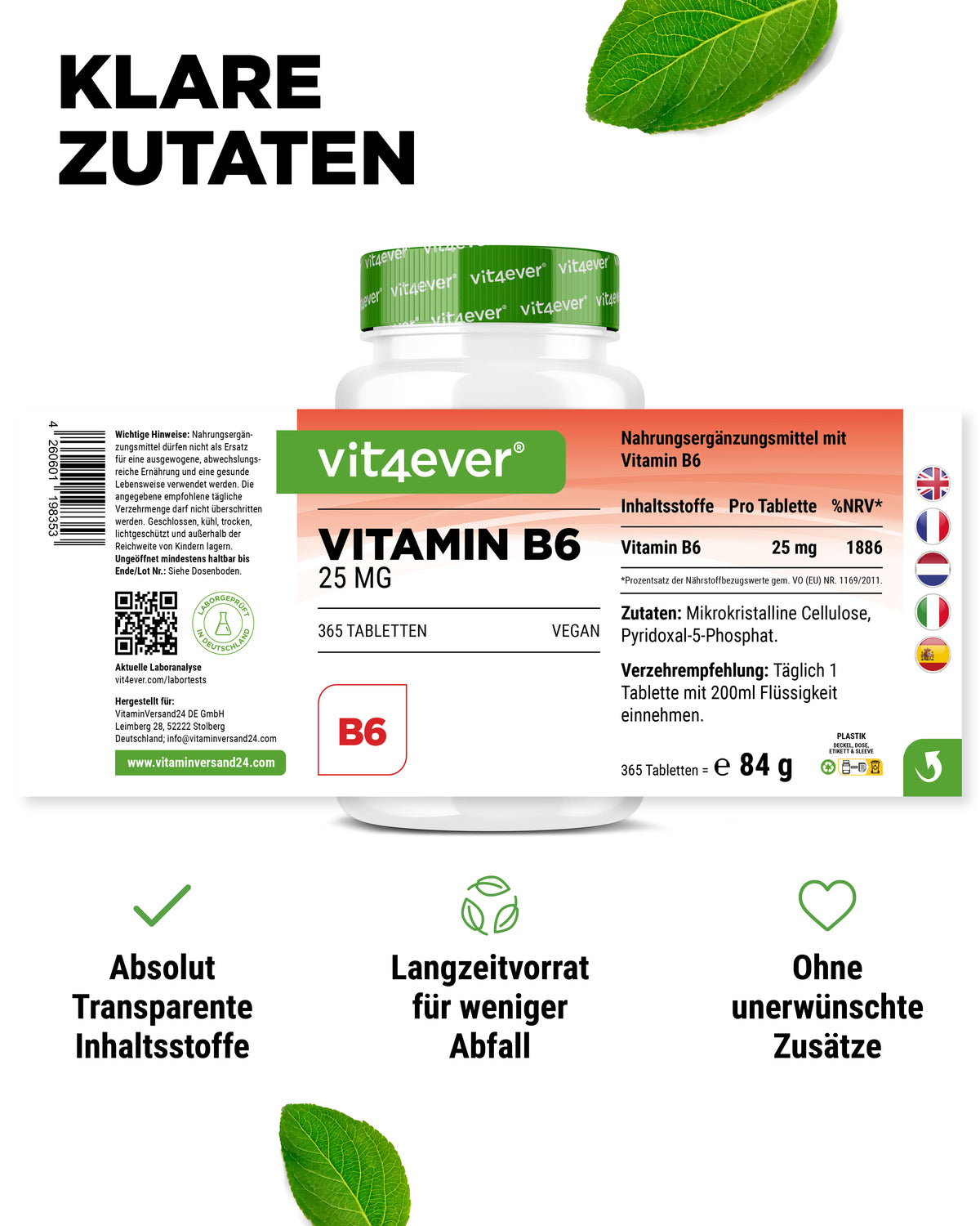 Vitamine B6 - 25 mg