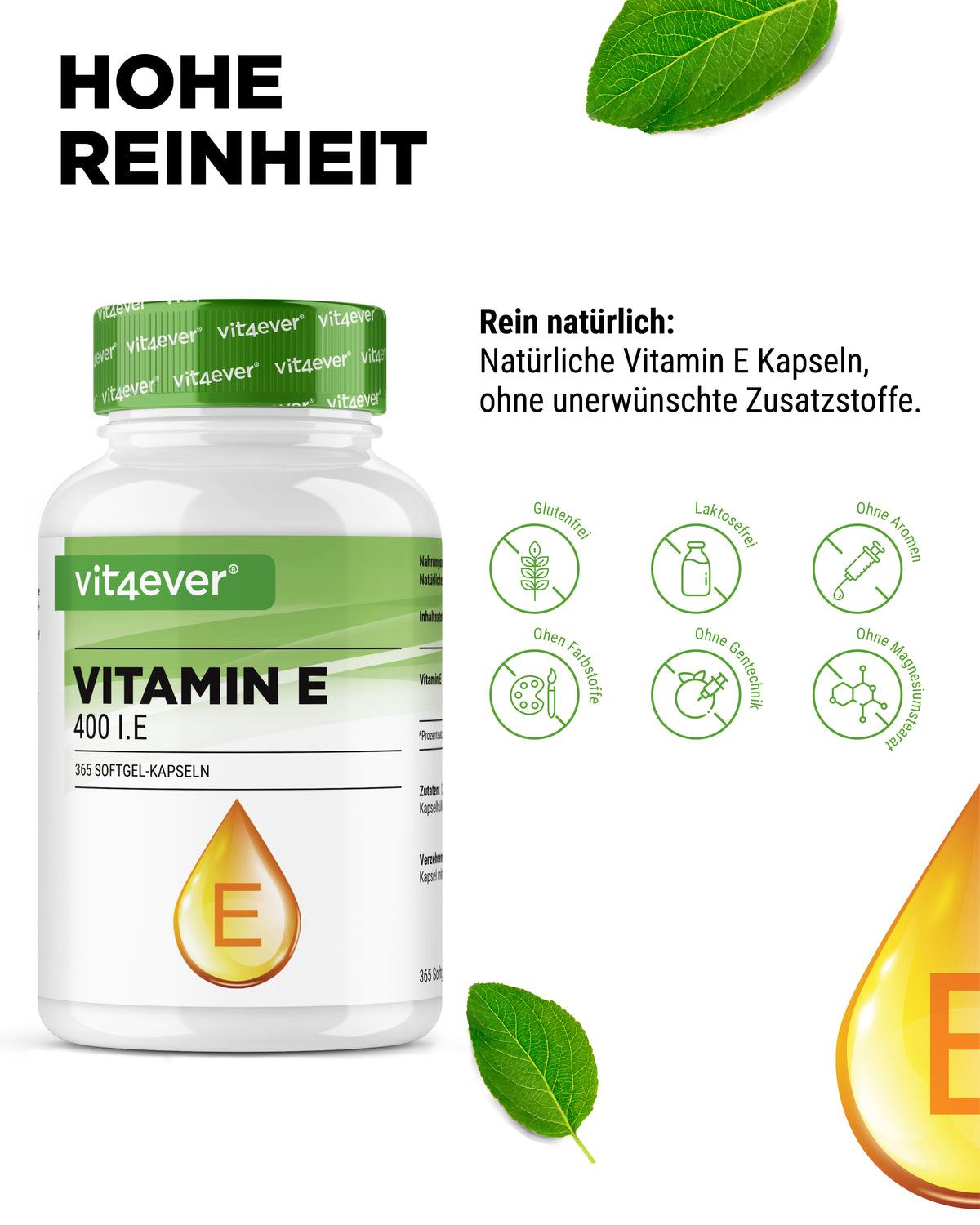 Vitamin E 400 IU Softgels