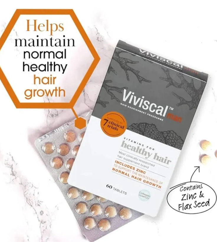 Viviscal Haarwachstum-Tabletten für Männer (1 Monat) - Hairgivers