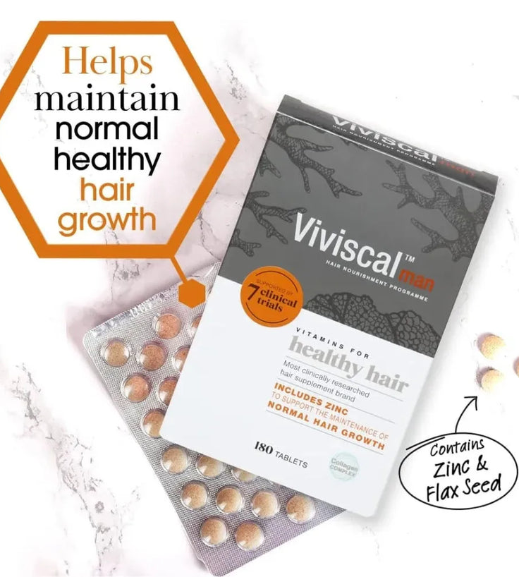 Viviscal Haarwachstums-Tabletten für Männer (3 Monate) - Hairgivers