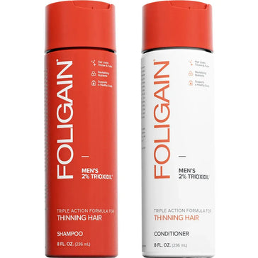 Foligain Shampoo + Conditioner für Männer (236 ml) Kombi-Packung - Hairgivers