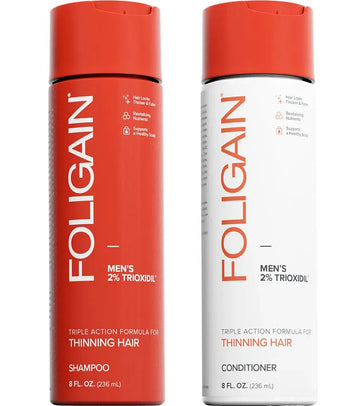 Foligain Shampoo + Conditioner für Männer (236 ml) Kombi-Packung Foligain Shampoo + Conditioner für Männer (236 ml) Kombi-Packung - Hairgivers