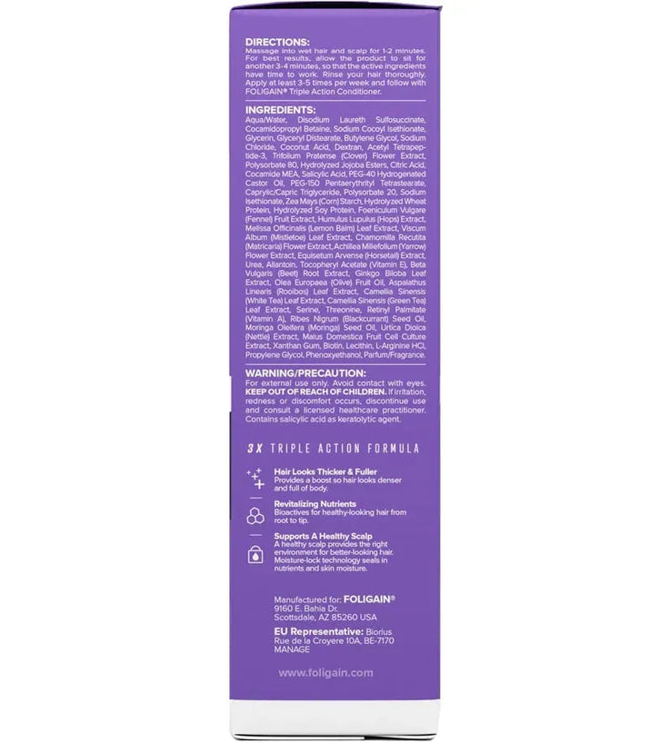 Foligain Shampoo gegen Haarausfall für Frauen (236 ml) - Hairgivers